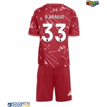 Otroški Nogometni dresi Liverpool Ronald Araujo #33 Domači 2026-27 Kratek Rokav (+ Kratke hlače)